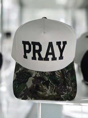 Pray Embroidered Camp Adustable Cap, NEW